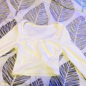 White Trending Crop Top